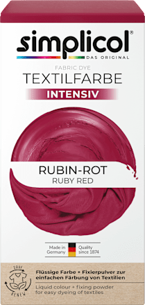 Textilfarbe intensiv Rubin-Rot Simplicol