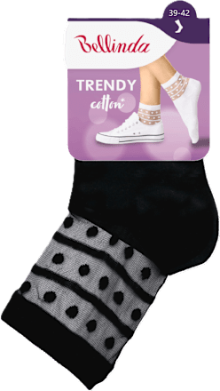 dámské ponožky Trendy, černé, vel.39-42 Bellinda