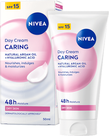 Дневен крем за лице за суха кожа, SPF15 NIVEA
