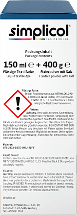 Textilfarbe intensiv Opal- Petrol Simplicol