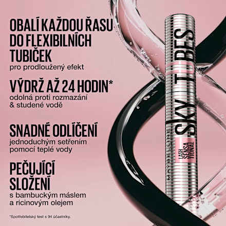 řasenka Sky Tubes Tubing Mascara MAYBELLINE NEW YORK
