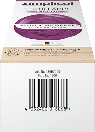 Textilfarbe intensiv Sinnliche Beere Simplicol