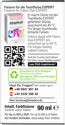 Farbfixierer für Textilfarbe expert Simplicol