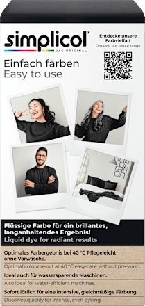 Textilfarbe Samt Schwarz Simplicol