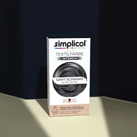 Textilfarbe Samt Schwarz Simplicol