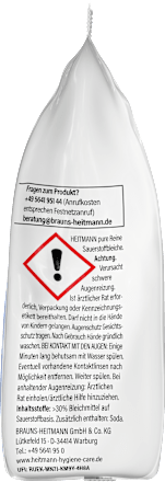 Reine Sauerstoff-Bleiche HEITMANN pure