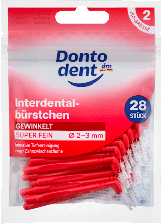Interdentalbürsten gewinkelt ISO 2 Dontodent