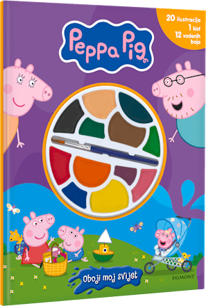 Bojanka Peppa Pig – Oboji moj svijet EGMONT