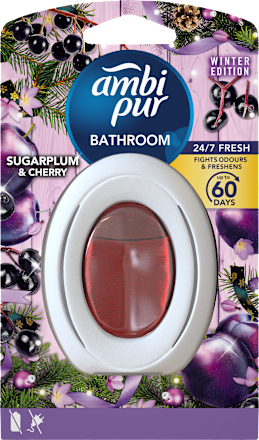osvěžovač vzduchu do koupelny Sugarplum & Cherry ambi pur