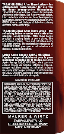 Aftershave-Lotion Tabac Original