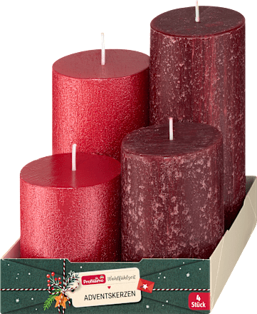 adventní svíčky, stupňovité Profissimo