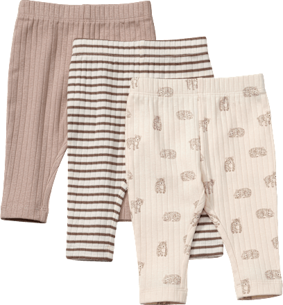 Leggings mit Bären-Muster, beige, Gr. 62 ALANA