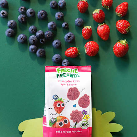 Kinderkekse Apfel & Beeren ab 3 Jahren Freche Freunde