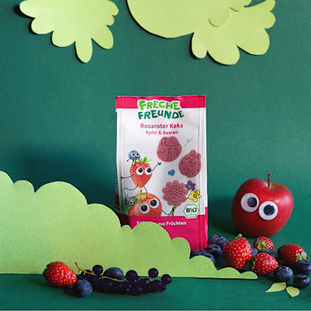 Kinderkekse Apfel & Beeren ab 3 Jahren Freche Freunde