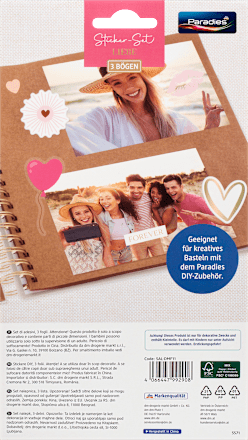 Stickerset DIY sortiert Paradies