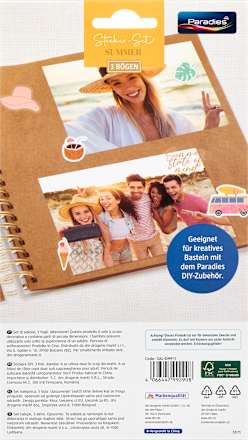 Stickerset DIY sortiert Paradies