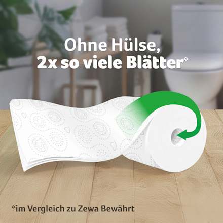 Toilettenpapier Smart 3-lagig (8x300 Blatt) Zewa
