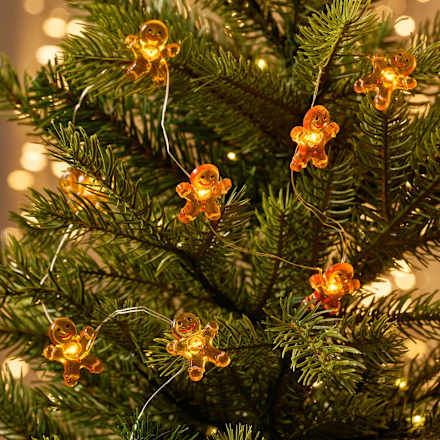 Lichterkette LED 20er Lebkuchenmännchen Dekorieren & Einrichten