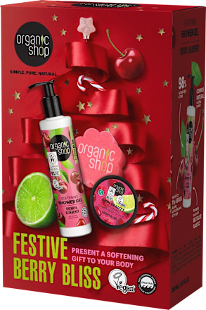 Set cadou Festive Berry Bliss organic shop