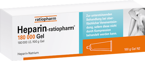 Heparin-ratiopharm 180 000 I.E./ 100g Heparin-Natrium Gel ratiopharm