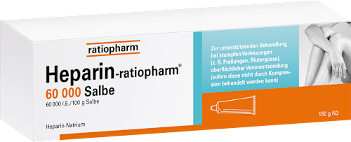 Heparin-ratiopharm 60 000 I.E./ 100g Heparin-Natrium Salbe ratiopharm