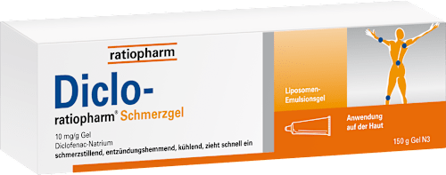 Diclo-ratiopharm Schmerzgel 10 mg/g Gel ratiopharm