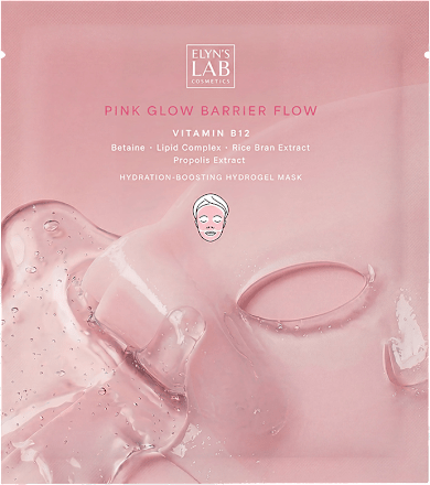 Hidrogél arcmaszk Pink Glow Barrier Flow Elyn's Lab