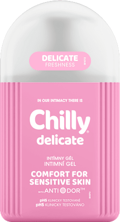 Umývací gél pre intímnu hygienu delicate Chilly