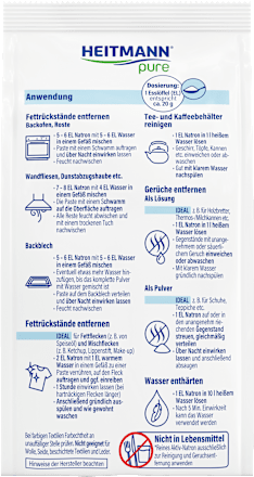 Reines Aktiv Natron Pulver HEITMANN pure