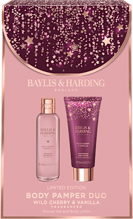 Darilni set za nego telesa Wild Cherry & Vanilla, 2-delni Baylis & Harding