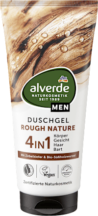 Gel za tuširanje Rough Nature 4u1 alverde NATURKOSMETIK MEN