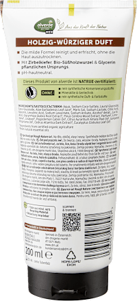 Gel za tuširanje Rough Nature 4u1 alverde NATURKOSMETIK MEN