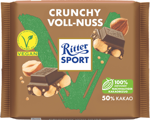 Schokolade Crunchy Voll-Nuss Ritter SPORT