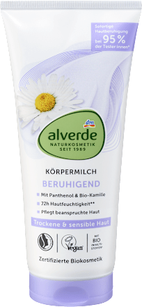 Körpermilch beruhigend alverde NATURKOSMETIK