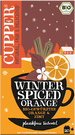 Gewürztee "Winter Spiced Orange" mit Orange & Zimt (20 Beutel) Cupper