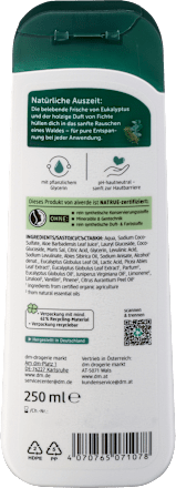 Docciaschiuma aromatico con eucalipto Bio e abete rosso Bio alverde