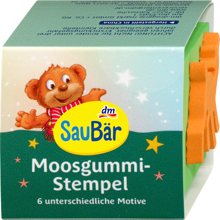 Moosgummi-Stempel Set SauBär