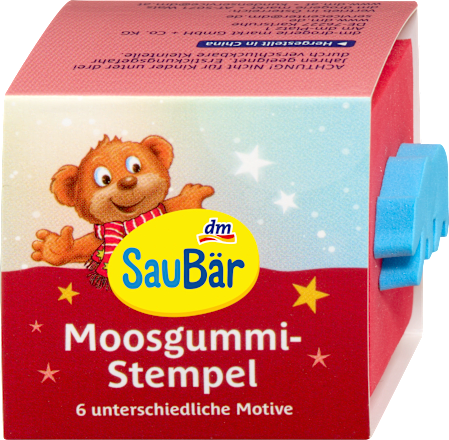 Moosgummi-Stempel Set SauBär