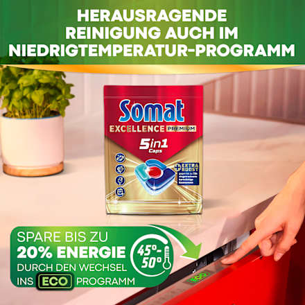 Spülmaschinen-Caps Excellence Premium 5in1 Somat