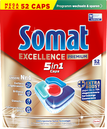 Spülmaschinen-Caps Excellence Premium 5in1 Somat