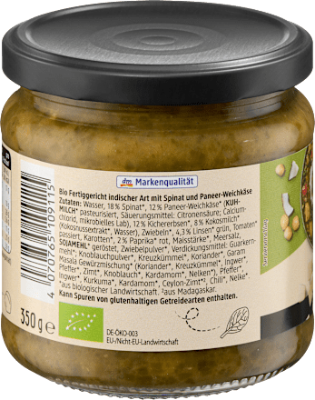 Palak Paneer dmBio
