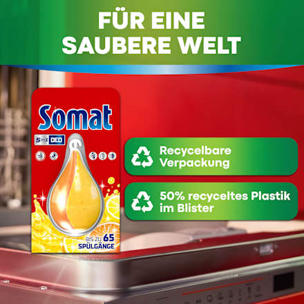Spülmaschinen-Deo Duo-Perls Zitrone & Orange Somat