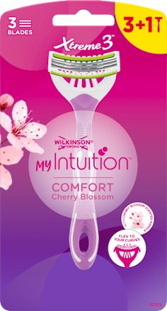 Eldobható borotva Xtreme 3 My Intuition Comfort Cherry Blossom (3+1 db) WILKINSON SWORD