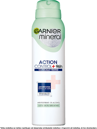 Antiperspirant v spreju Action Control+ GARNIER mineral