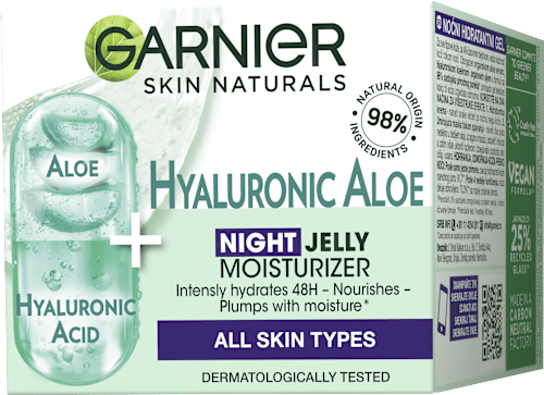 HYALURONIC ALOE JELLY noćni hidratantni gel za lice GARNIER SKIN NATURALS