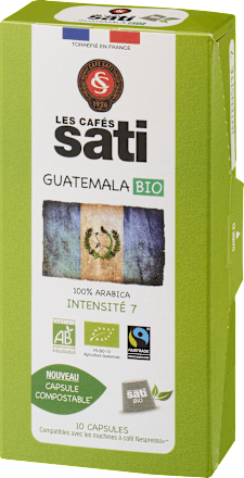 kávové kapsle 100% arabica, intenzita 7 LES CAFÈS sati