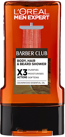 sprchový gel 3 v 1 Barber Club L'ORÉAL PARiS MEN EXPERT