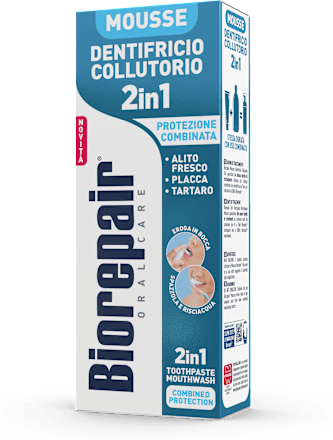 Mousse Dentifricio Collutorio 2in1 Protezione Combinata Biorepair