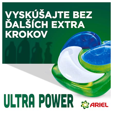 Pracie gélové kapsuly Ultra Power Pods Universal, XXL Ariel
