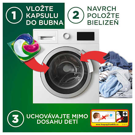 Pracie gélové kapsuly Ultra Power Pods Color, XXL Ariel